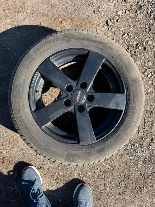 À vendre : 4 Jantes compatibles Hyundai Kona + pneus neige, Auto-onderdelen, Banden en Velgen, Band(en), Winterbanden, Ophalen