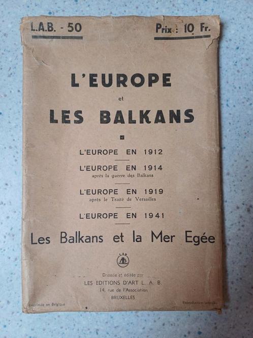 kaart Europa en 1941, Verzamelen, Militaria | Tweede Wereldoorlog, Overige soorten, Foto of Poster, Ophalen