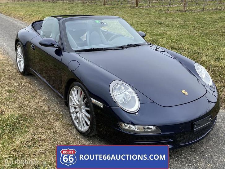 Porsche 911 Carrera S cabriolet | 2006 | Route 66 Auctions, Auto's, Porsche, Bedrijf, Te koop, Benzine, Overige carrosserie, Handgeschakeld