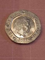 ÎLE DE MAN 20 Pence 2007 - Horloge Castle Rushen, Timbres & Monnaies, Monnaies | Europe | Monnaies non-euro, Enlèvement ou Envoi