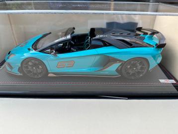 LAMBORGHINI AVENTADOR SVJ ROADSTER MR 1/18 #63 NO BBR beschikbaar voor biedingen