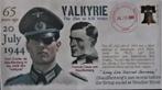 FDC U.S.A.- WO II-  VALKYRIE,THE PLOT TO KILL HITLER, Ophalen of Verzenden, Gestempeld, Overige thema's