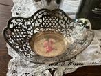 Corbeille à gâteau en argent bord perlé - Ajour., Antiquités & Art, Argent, Enlèvement