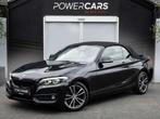 BMW 2 Serie 218 Cabrio | Sport Line | Leder | Navi |, Auto's, BMW, 4 zetels, 4 cilinders, USB, Zwart