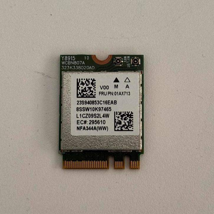 Qualcomm Atheros WiFi+Bluetooth m.2-kaart, Computers en Software, Netwerkkaarten, Zo goed als nieuw, Ophalen