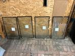 4 (identieke) glasramen, Doe-het-zelf en Bouw, Glas en Ramen, Ophalen, Nieuw, Dubbelglas