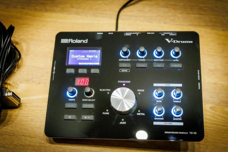Te koop: Roland TD‑25 — Elektronische drummodule, Muziek en Instrumenten, Drumcomputers, Zo goed als nieuw, Roland, Ophalen of Verzenden