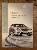 Product info brochure Mercedes-Benz AMG E 63 AMG W212 2009, Nieuw, Ophalen of Verzenden, Mercedes-Benz, Mercedes