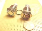 Mechanische drukknoppen Velleman R1600R & R1600G 12v, Hobby en Vrije tijd, Elektronica-componenten, Ophalen of Verzenden, Zo goed als nieuw
