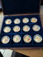 Doos met 12 ECU munten 10$ Liberia 2001, Postzegels en Munten, Ophalen of Verzenden, Munten