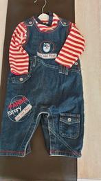 SHIRT MET LANGE MOUWEN EN JEANS SALOPETTE VOOR EEN MEISJE, Ophalen of Verzenden, Nieuw, Meisje, Setje