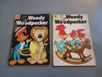 Woody Woodpecker 3 en 4, 1ste druk, redelijke staat, Boeken, Stripverhalen, Meerdere stripboeken, Verzenden, Gelezen, Walter Lantz