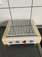 Brabants bont warmhoudplaatje vintage, Ophalen