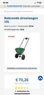 Strooiwagen 15 liter nieuw in doos, Tuin en Terras, Ophalen of Verzenden, Nieuw