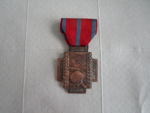 medaille vuurkruis 1914-18, Verzamelen, Militaria | Algemeen, Overige soorten, Lintje, Medaille of Wings, Verzenden