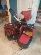 Jané Trio-set: comfortabele kinderwagen, reiswieg, slalom, Ophalen, Kinderwagen