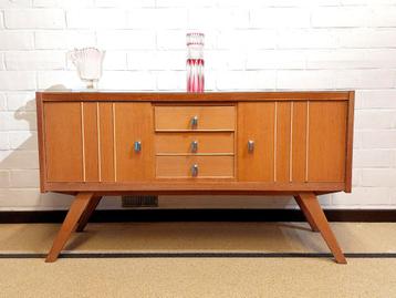 Dressoir Vintage jaren 1960 2 kastjes en 3 schuifjes beschikbaar voor biedingen