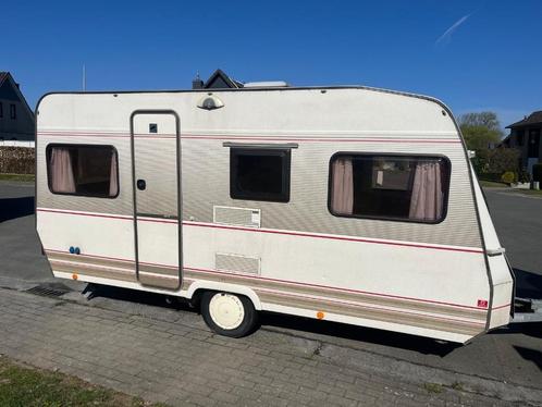 Caravan, Caravans en Kamperen, Caravans, Particulier, tot en met 4, 750 - 1000 kg, Standaardzit, Dethleffs, Dwarsbed, 4 tot 5 meter