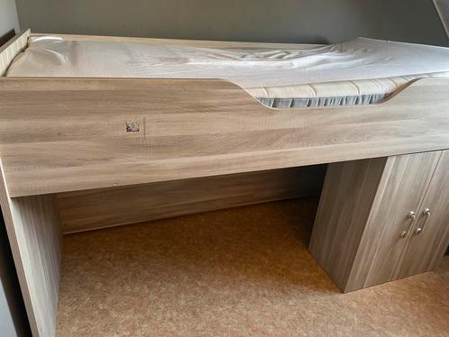 Halve hoogslaper, Kinderen en Baby's, Kinderkamer | Stapelbedden en Hoogslapers, Gebruikt, Hoogslaper, Ophalen