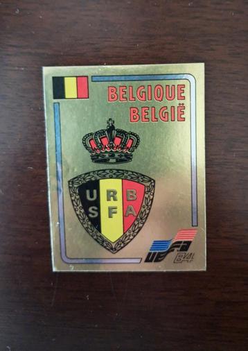 Panini EK Euro 84 embleem/badge Belgie Belgium in goede staa beschikbaar voor biedingen