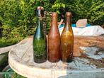 Oude vintage bierflessen brouwerij Roelants Brussel, Verzamelen, Ophalen of Verzenden