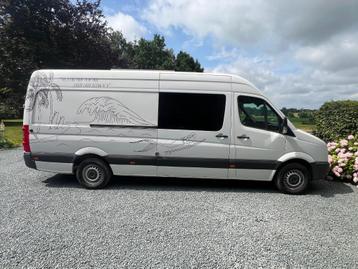 VW Crafter L3H2 2016 163cv EURO 6 converti en camping-car, 4 à 5 mètres, Volkswagen, Intégral, Diesel
