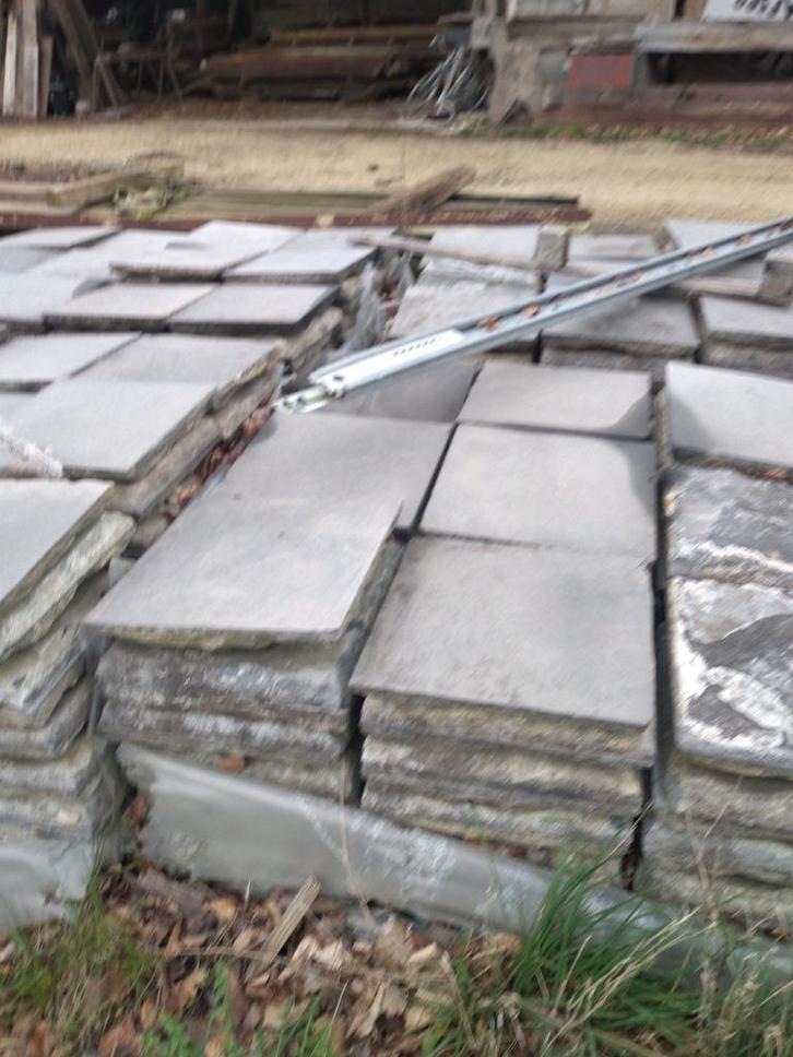 blauwe steen, Doe-het-zelf en Bouw, Metselstenen, Gebruikt, Natuurstenen, Ophalen