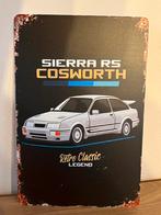 Ford sierra cosworth metalen plaat, Verzamelen, Ophalen of Verzenden, Zo goed als nieuw
