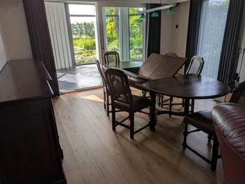 Te Koop eetkamer en lederen salon in Engelse stijl, Enlèvement