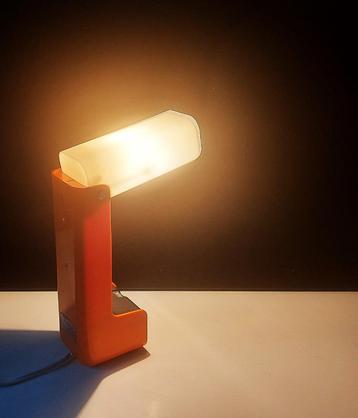 Vintage oranje Nanbu Ell lamp NA-417  beschikbaar voor biedingen