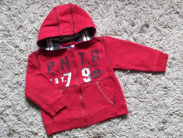 ★ M80 - trui met kap, Kinderen en Baby's, Babykleding | Maat 80, Gebruikt, Jongetje, Truitje of Vestje, Ophalen of Verzenden