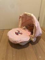 Poppen maxi-cosi en rugzak inclusief pop, Kinderen en Baby's, Ophalen, Zo goed als nieuw, Babypop