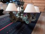 mooie 6 armige luster (luchter), Huis en Inrichting, Lampen | Kroonluchters, Ophalen, Gebruikt