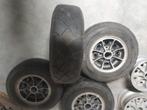 4 velgen met banden mini classic 10", Auto-onderdelen, Ophalen, Gebruikt, Velg(en), Overige maten