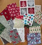 Lot kerstoffen, Hobby en Vrije tijd, Scrapbooking, Verzenden, Zo goed als nieuw