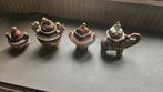 Lot van 4 wierook potjes Chinees porselein, Antiek en Kunst, Ophalen of Verzenden