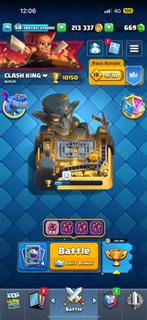 Clash account zeer veel emoties + trofeen., Games en Spelcomputers, Verzenden, Zo goed als nieuw