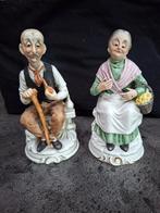Oma en opa porseleinen beeldjes, Antiek en Kunst, Ophalen