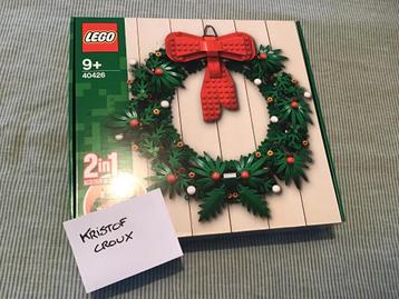 Te koop: Lego kerst - kerstkrans 40426 2in1 beschikbaar voor biedingen