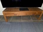 Teak tv meubel, Ophalen, 100 tot 150 cm, Teakhout, Zo goed als nieuw