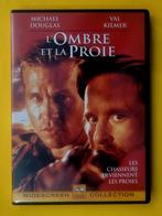 DVD du film L'ombre et la proie + Flyer - Val Kilmer  V2, Vanaf 12 jaar, Ophalen of Verzenden, Zo goed als nieuw