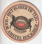 BIERKAART   AMSTEL HET IS HIER DE TIJD, Collections, Sous-bock, Amstel, Envoi, Neuf
