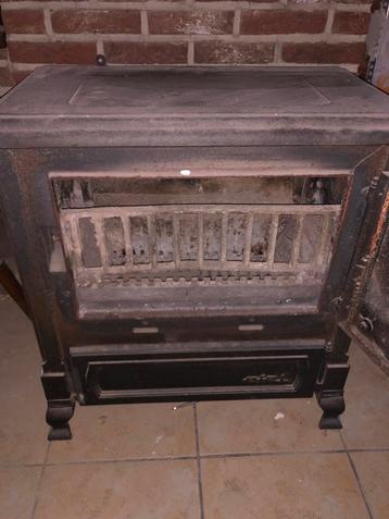 Haardvuur met gebroken glas, Enlèvement, Utilisé, Cheminée sur pied, Cheminée au bois