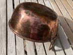 Bassines et Poele en cuivre rouge, Maison & Meubles, Cuisine | Casseroles & Poêles, Enlèvement ou Envoi, Plaque céramique, Utilisé