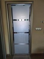 Glazen binnendeuren, Doe-het-zelf en Bouw, Ophalen, Gebruikt, 80 tot 100 cm, Binnendeur