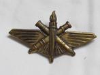 Mutskenteken Luchtdoelartillerieschool , kleur brons, Ophalen of Verzenden, Luchtmacht, Embleem of Badge