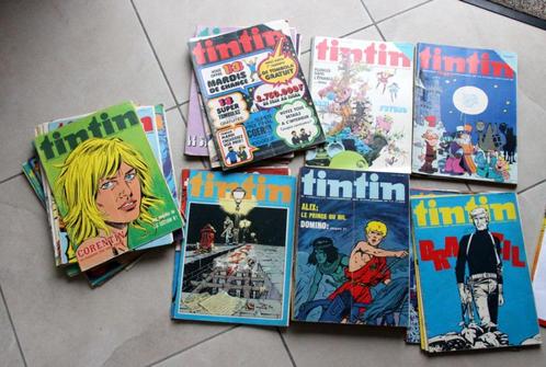 52 numéros Tintin magazine 1973 Année complète Kuifje Hergé, Collections, Personnages de BD, Utilisé, Tintin, Envoi
