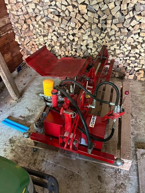 Houtkliever - splitter - kloofmachine, Tuin en Terras, Kloofmachines, Gebruikt, Liggend, Aftakas, Ophalen