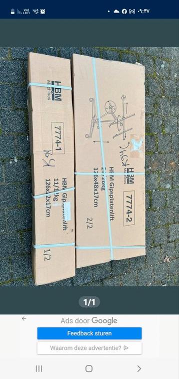 Heftoestellen voor gipsplaten  beschikbaar voor biedingen
