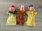 Set de jeu de marionnettes vintage Disney 3 petits cochons (, Collections, Envoi, Autres personnages, Utilisé, Statue ou Figurine